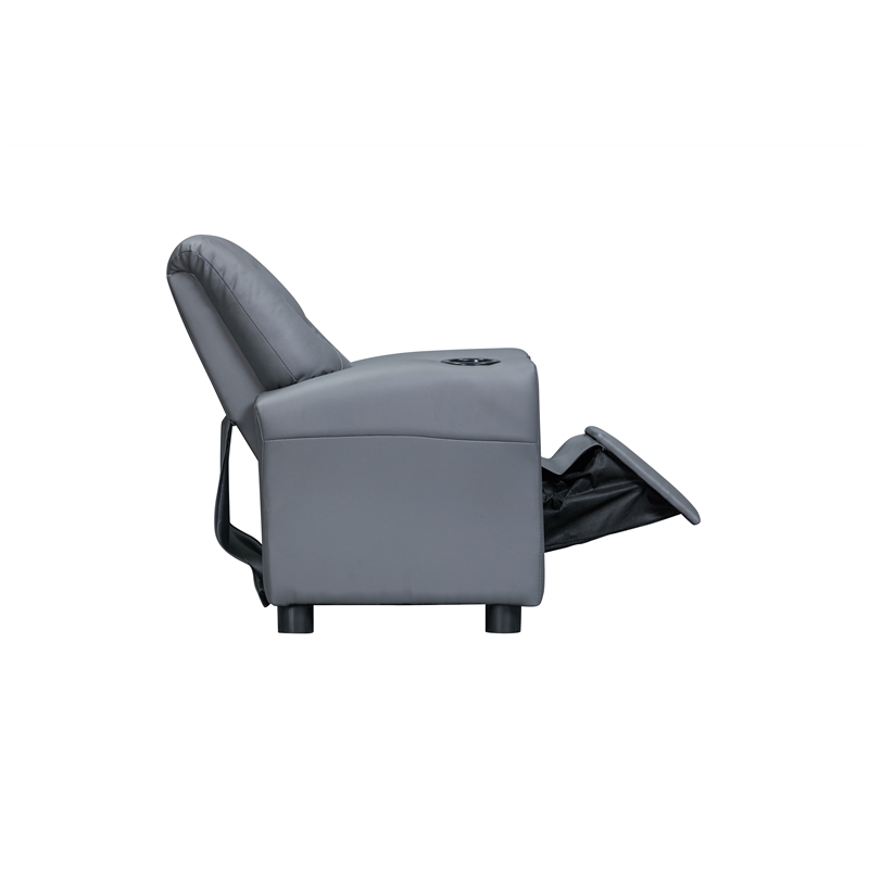 Chase Kids Recliner in Vegan Leather Mink