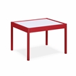 Gibson 3-Piece Dry Erase Kids Table And Chair Set Red