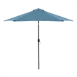 Greemotion Halo 9Ft Blue Adjustable Articulated Tilting Fabric Patio Umbrella