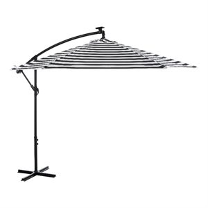 Greemotion Glam 10Ft Multi-Color Cantilever Fabric Outdoor Patio Umbrella