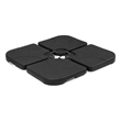 Greemotion Tengram Black Heavy-Duty Plastic Patio Cantilever Umbrella Base