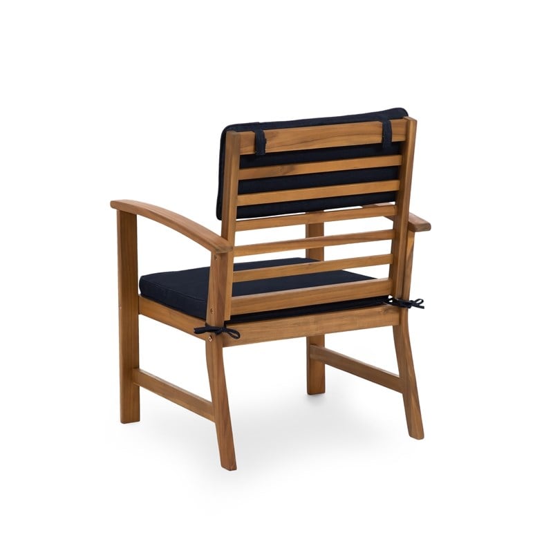 Greemotion Hana 4-Piece Outdoor Acacia Wood Sofa Set in Natural