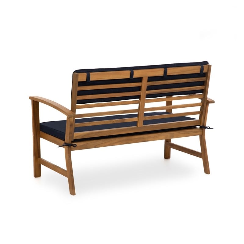 Greemotion Hana 4-Piece Outdoor Acacia Wood Sofa Set in Natural