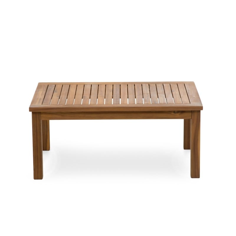 Greemotion Hana 4-Piece Outdoor Acacia Wood Sofa Set in Natural