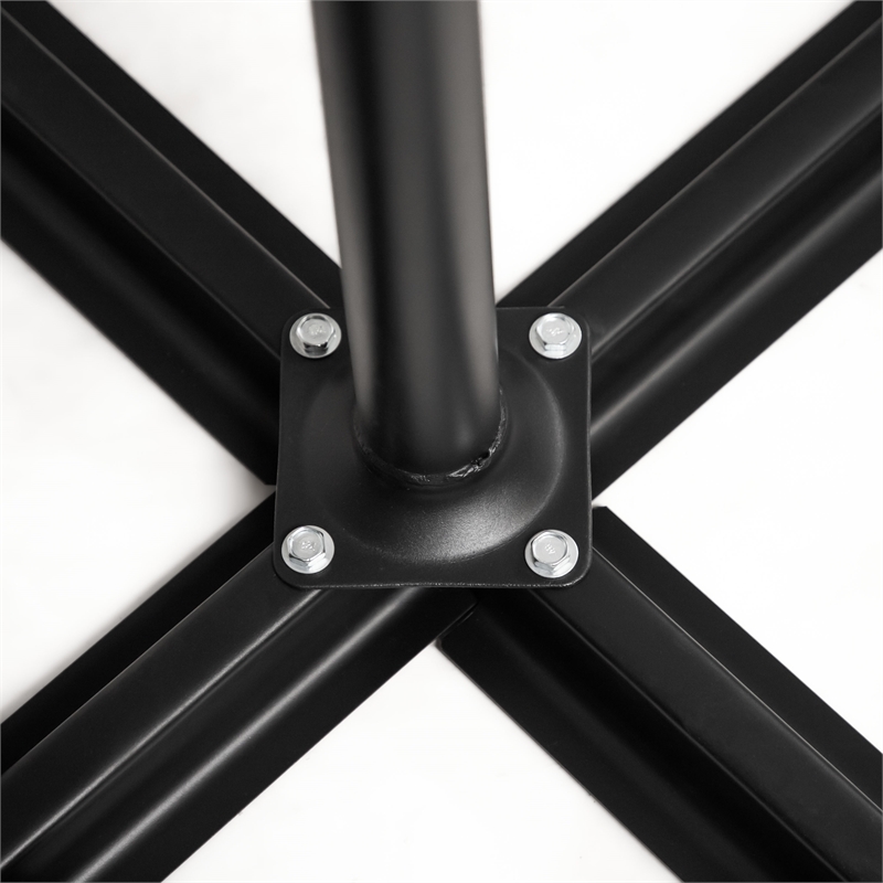 Greemotion Glam 10Ft Beige Cantilever Metal Outdoor Patio Umbrella