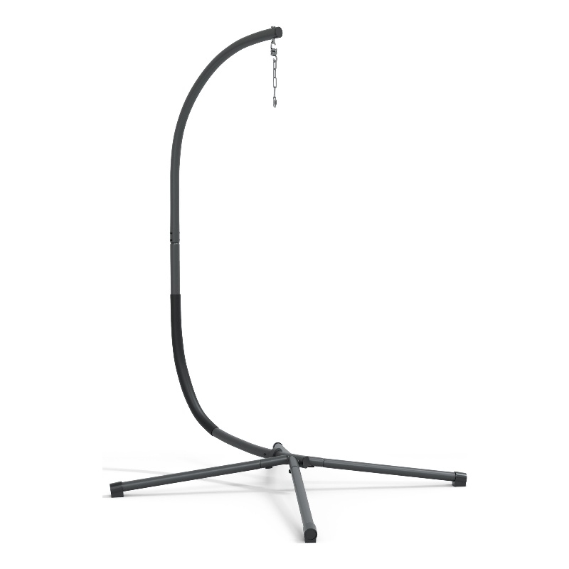 Greemotion 2-Piece Outdoor Foldable Mesh Fabric & Metal Swing Set in Light Gray