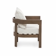Greemotion 3-Piece Stackable Outdoor Aluminum & Fabric Bistro Set in Natural