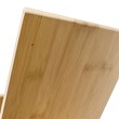 Greemotion Jena 6-Tier Curved Bamboo Bookcase in Natural