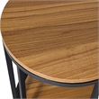 Greemotion Barth Wood Round 2-Piece Nesting Tables in Natural