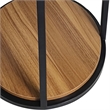 Greemotion Barth Wood Round 2-Piece Nesting Tables in Natural