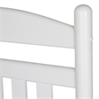 Shine Company Traditional Hardwood Indoor/Outdoor Porch Rocker in White