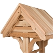 Shine Company Transitional Cedar Wood Decorative Wishing Well in Beige