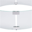 Shine Company Round Traditional Tempered Glass Firepit Wind Guard in Green