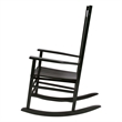 Shine Company Traditional Hardwood Indoor/Outdoor Patio Porch Rocker in Green