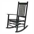 Shine Company Traditional Hardwood Indoor/Outdoor Patio Porch Rocker in Green