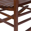 Shine Company Traditional Hardwood Indoor/Outdoor Porch Rocker in Brown