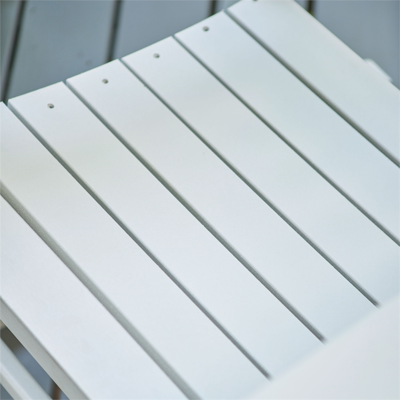 Shine Company All-Weather Traditional Resin Patio Porch Rocker in White