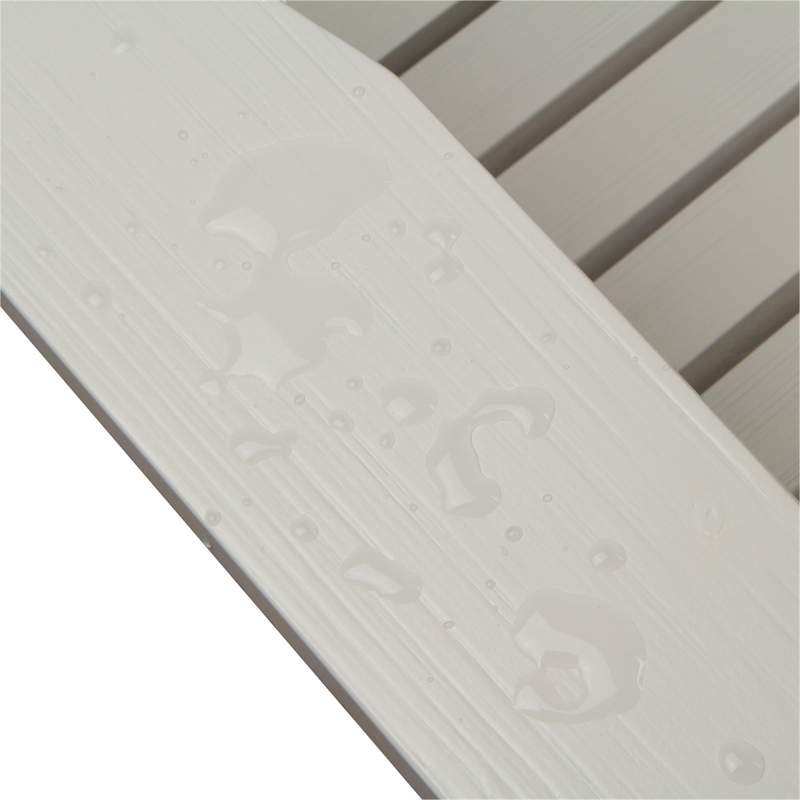 Shine Company Traditional Cedar Wood Folding Adirondack Chair in White