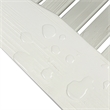 Shine Company Traditional Cedar Wood Adirondack Porch Rocker in White
