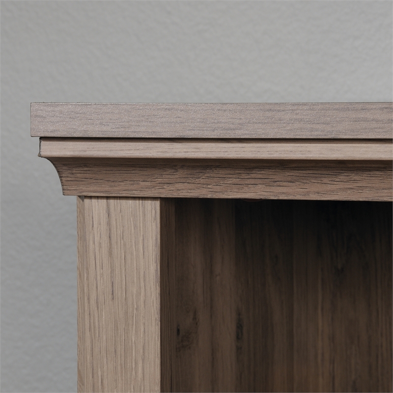 Sauder Select Engineered Wood 3 Shelf Bookcase in Salt Oak Finish
