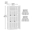 Sauder Select Engineered Wood Storage Cabinet in Highland Oak