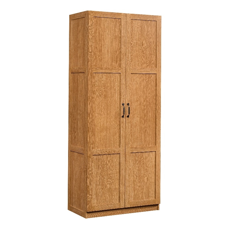 Sauder Select Engineered Wood Storage Cabinet in Highland Oak