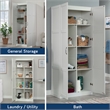 Sauder Select Engineered Wood Storage Cabinet in White Finish