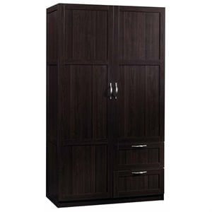 Sauder Select Engineered Wood Storage Cabinet in Cinnamon Cherry