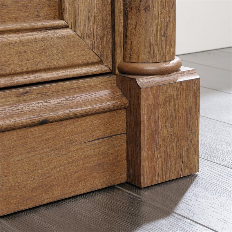Sauder Palladia Engineered Wood 2-Drawer Lateral File Cabinet in Vintage Oak