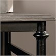 Sauder Canal Street Wood and Metal L-Shape Computer Desk in Northern Oak