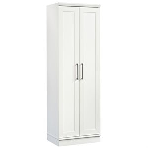 Sauder Homeplus Engineered Wood Storage Cabinet in White Finish
