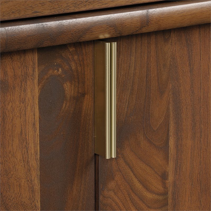 Sauder Clifford Place Engineered Wood Storage Cabinet in Grand Walnut