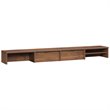 Sauder Clifford Place Engineered Wood Organizer Hutch in Grand Walnut