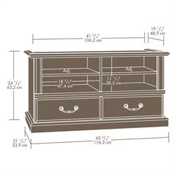 Orchard Hills Carolina Oak TV Stand 042666023634  