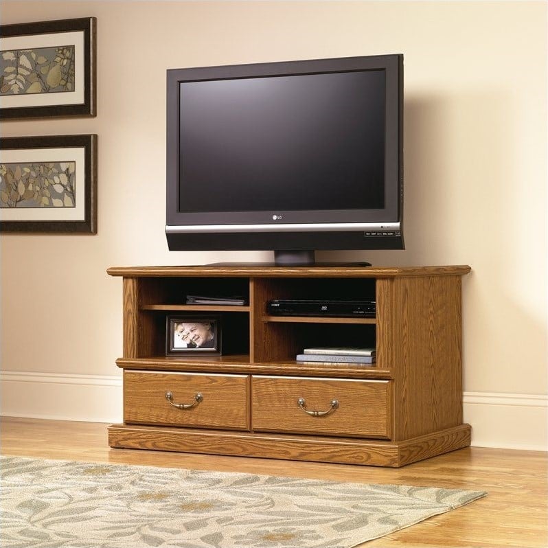 Orchard Hills Carolina Oak TV Stand 042666023634  