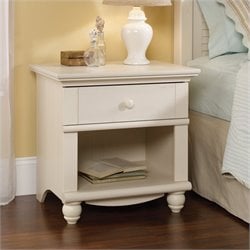 Sauder Harbor View Night Stand Antique White Nightstand