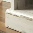 Sauder Barrister Lane Engineered Wood 10-Cube Bookcase in White Plank
