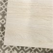 Sauder Trestle Engineered Wood Executive Desk in Chalked Chestnut