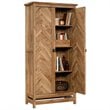 Sauder Cannery Bridge Engineered Wood Storage Cabinet in Sindoori Mango/Natural