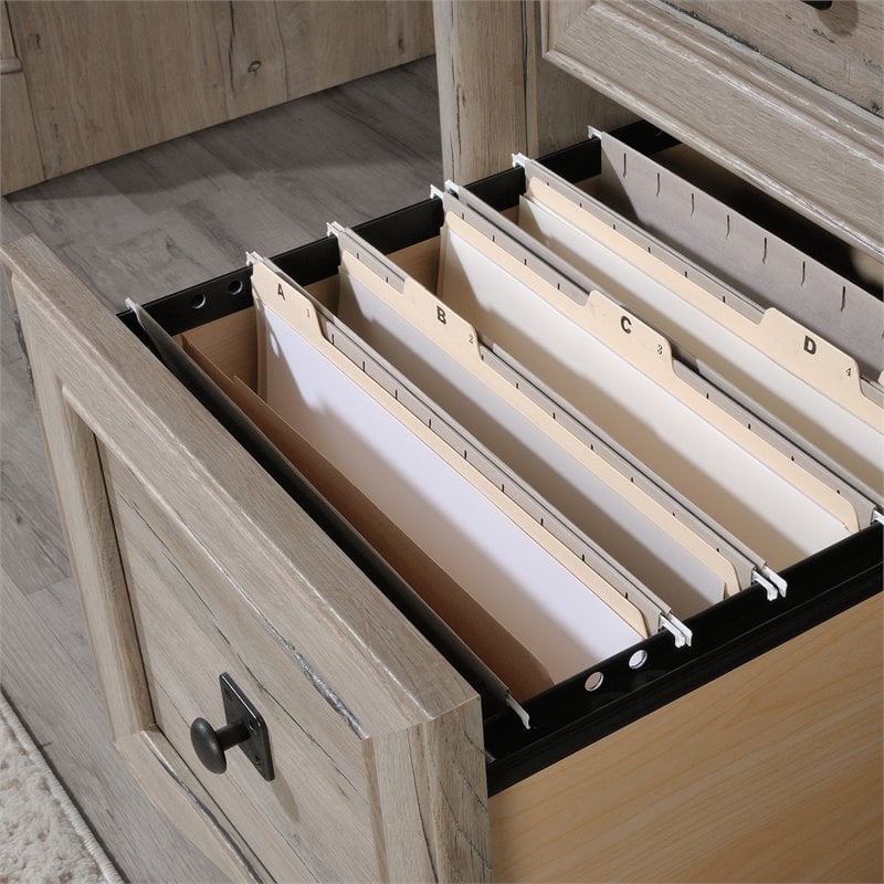Sauder Palladia Engineered Wood Computer Desk in Split Oak