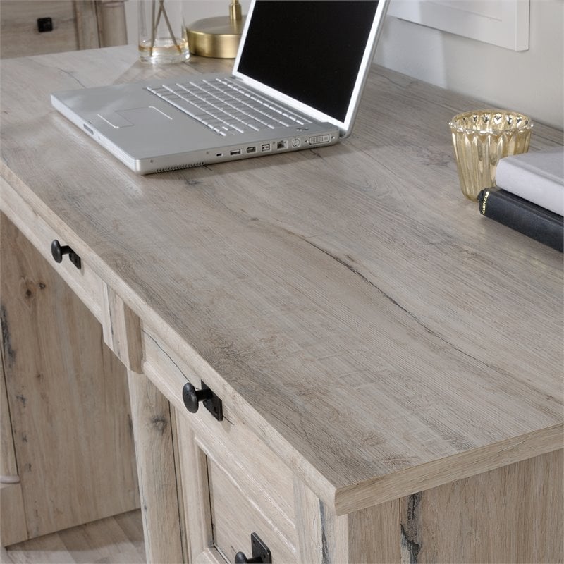 Sauder Palladia Engineered Wood Computer Desk in Split Oak