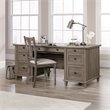 Sauder Hammond Engineered Wood Executive Desk in Emery Oak Finish