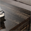 Sauder Steel River Engineered Wood Lift-Top Coffee Table in Carbon Oak/Black