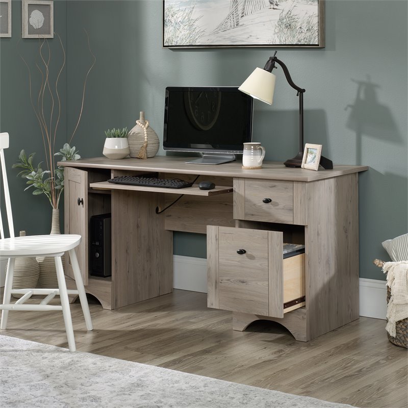 Sauder Select Engineered Wood Computer Desk in Laurel Oak