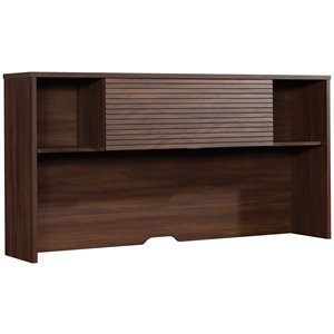 Sauder Palo Alto Engineered Wood Desk Hutch in Spiced Mahogany