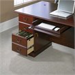 Sauder Heritage Hill Engineered Wood Large Executive Desk in Classic Cherry