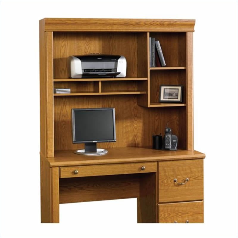 Sauder Orchard Hills Large Computer Desk Hutch