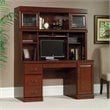 Sauder Heritage Hill Engineered Wood Computer Credenza in Classic Cherry