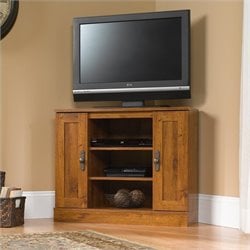 Sauder Harvest Mill Corner Entertainment TV Stand 042666606622  