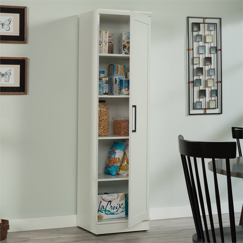 Sauder HomePlus Engineered Wood Pantry in Glacier White